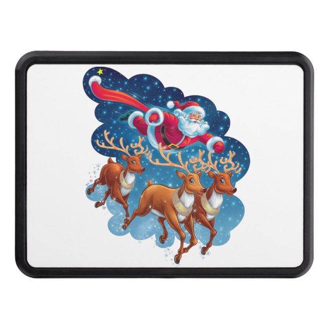 Santa's Sleigh Adventure Trailer Hitch Cover (Front)