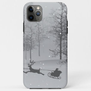 Santa's Sleigh in a Winter Wonderland iPhone 11 Pro Max Case