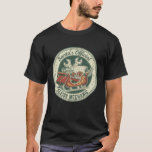 Santa's Sleigh Mechanic Retro Christmas Graphic fo T-Shirt<br><div class="desc">Santa's Sleigh Mechanic Retro Christmas Graphic for Car Guy</div>