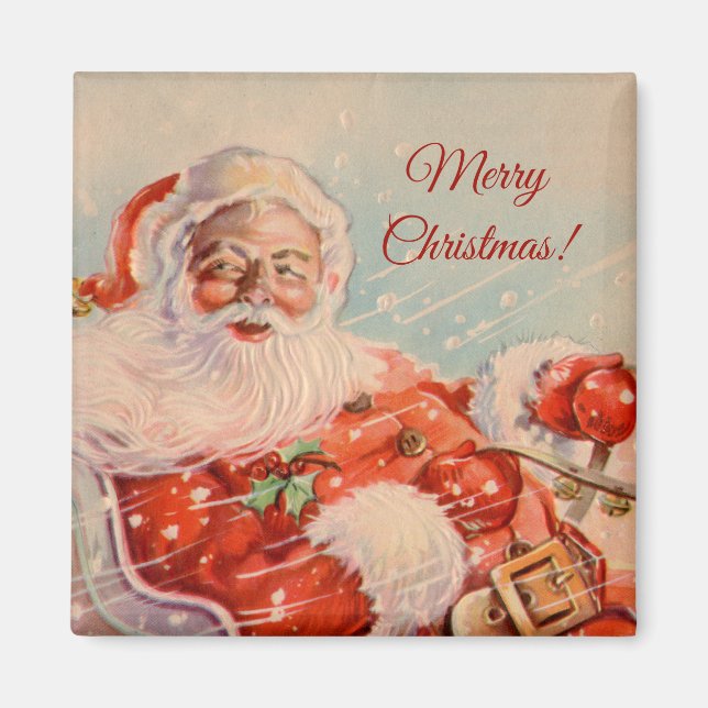Santas Sleigh Ride Magnet (Front)