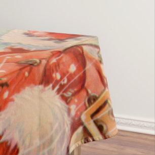 Santas Sleigh Ride Tablecloth