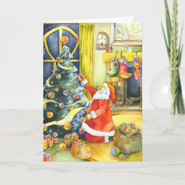 Santa's Special Christmas Holiday Greeting Card (Front)