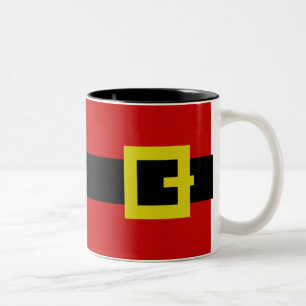 Santa's Suit Two-Tone Coffee Mug