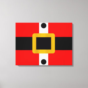 Santa's Suit/Wrapped Canvas Print