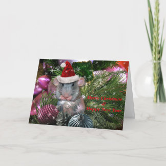Santa's Tiniest Little Helper Holiday Card