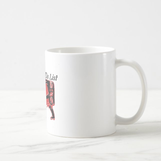 Santa's To-Do List Collection. Coffee Mug (Right)