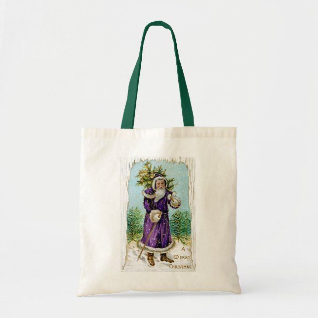 Santa's Tree Tote Bag (Front)