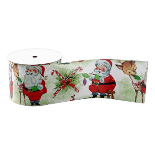 Santa's Vintage Workshop Grosgrain Ribbon
