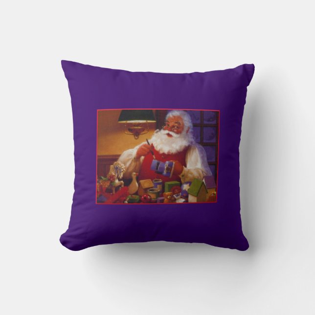 Santa's Workshop American MoJo Pillows (Front)