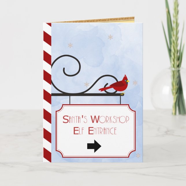 Santa's Workshop | Christmas Card (Front)