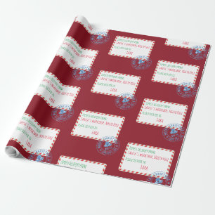 Santa's Workshop Delivery  Wrapping Paper