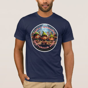 Santa's Workshop Elves 🧝‍♂️90th Parallel North 🧭 T-Shirt