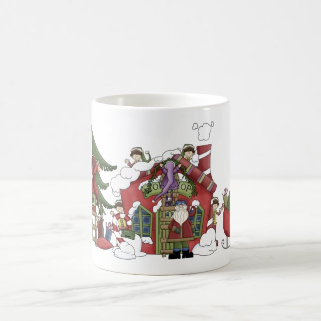 Santa's Workshop Holiday Mug (Center)