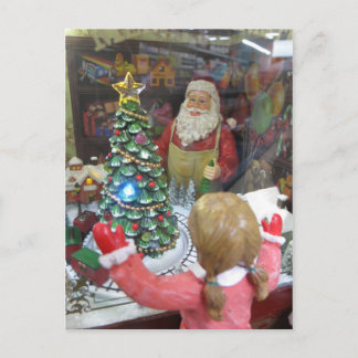 Santa's Workshop Holiday Postcard