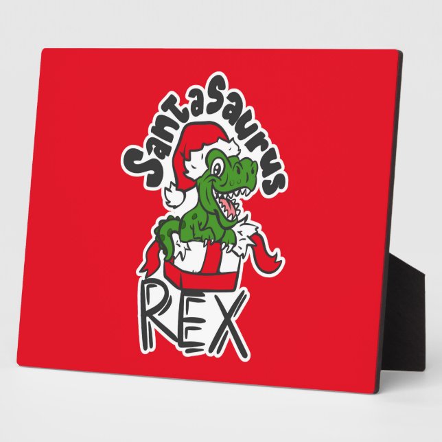 Santasaurus Rex Plaque (Side)