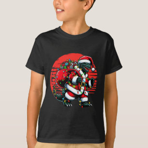Santazilla Christmas Shirt Japanese Monster Kaiju 