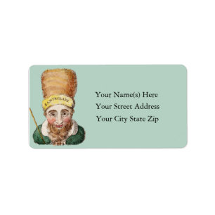 Sante Claus Vintage Address Label