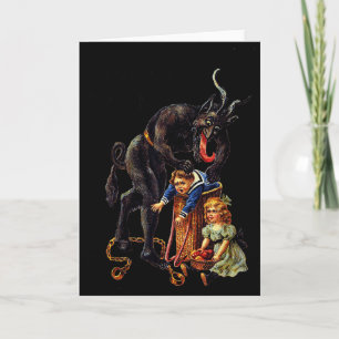 Santi Claus Tees Greetings From Ss Vom Krampus Card