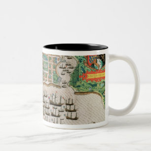 Santiago, Cape Verde, 1589 2 Two-Tone Coffee Mug