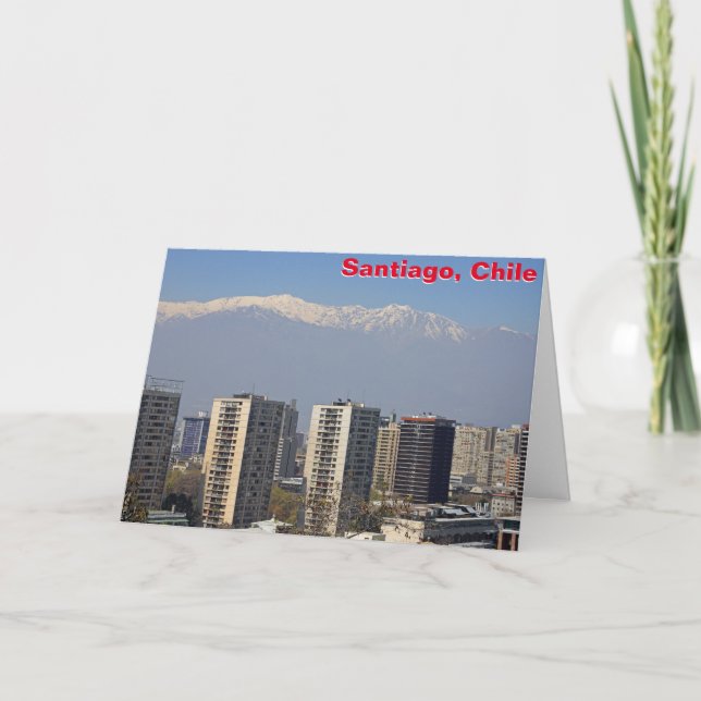 Santiago, Chile Card (Front)