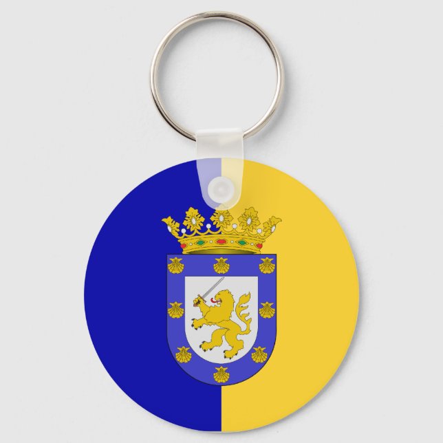 Santiago, Chile, Chile Keychain (Front)
