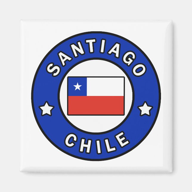 Santiago Chile Magnet (Front)