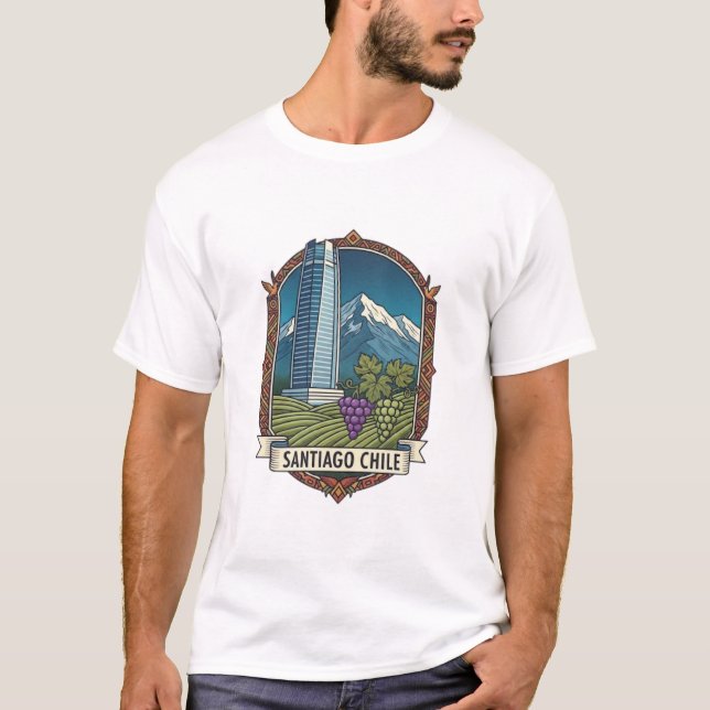 SANTIAGO CHILE T-Shirt (Front)
