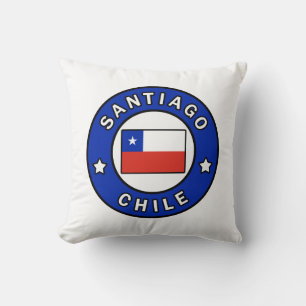 Santiago Chile Throw Pillow