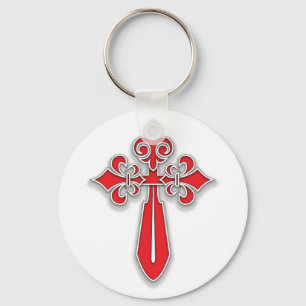 Santiago Cross Keychain
