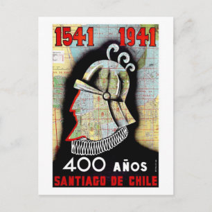 Santiago De Chile Postcard