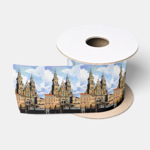 Santiago de Compostela Cathedral (A Coruña) Satin Ribbon