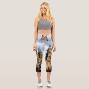Santiago de Compostela Cathedral Capri Leggings