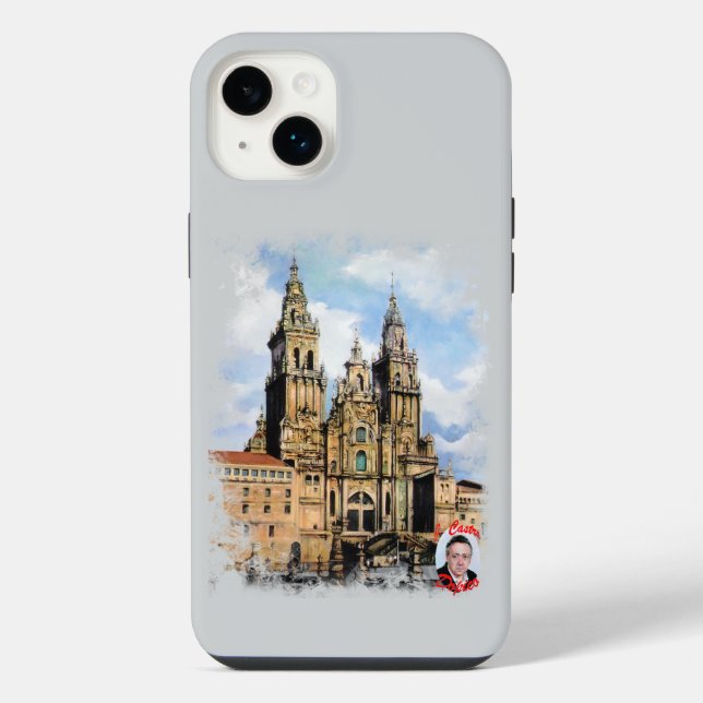 Santiago de Compostela Cathedral iPhone Case (Back)