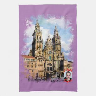Santiago de Compostela Cathedral Kitchen Towel
