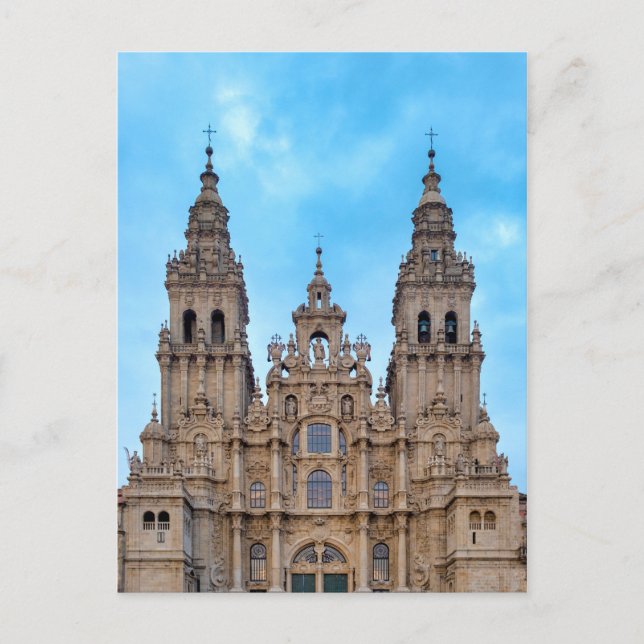 Santiago de Compostela Cathedral Postcard (Front)