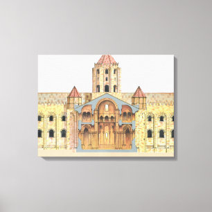 Santiago de Compostela Romanesque Canvas Print