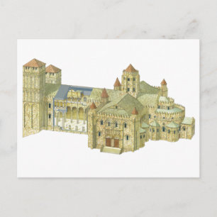 Santiago de Compostela Romanesque Cathedral. 3 Postcard