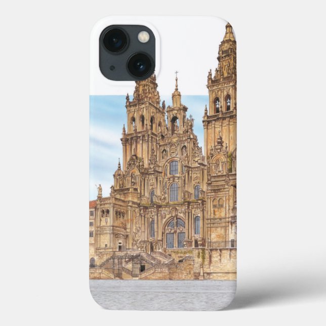 Santiago de Compostela. Western façade. Spain Case-Mate iPhone Case (Back)