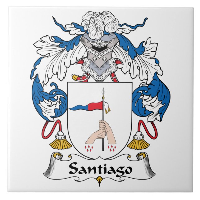 Santiago Family Crest Tile (Front)
