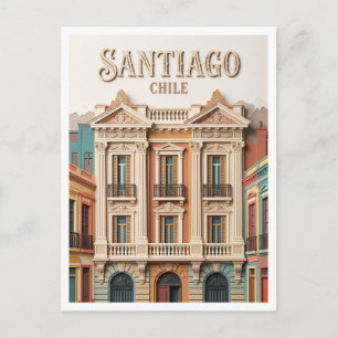 Santiago historic centre Chile Postcard