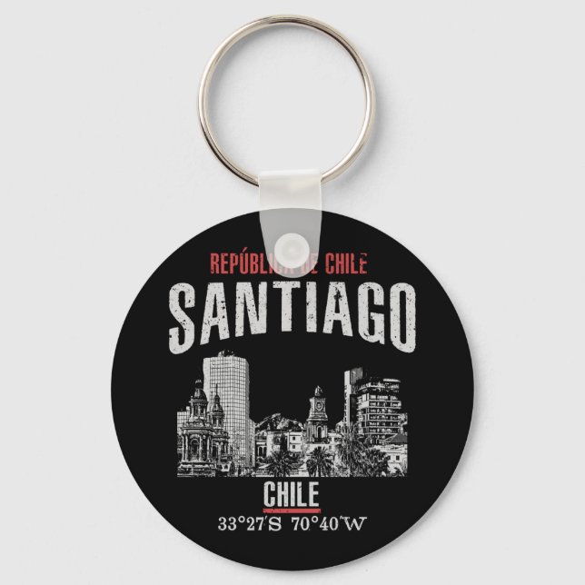 Santiago Keychain (Front)