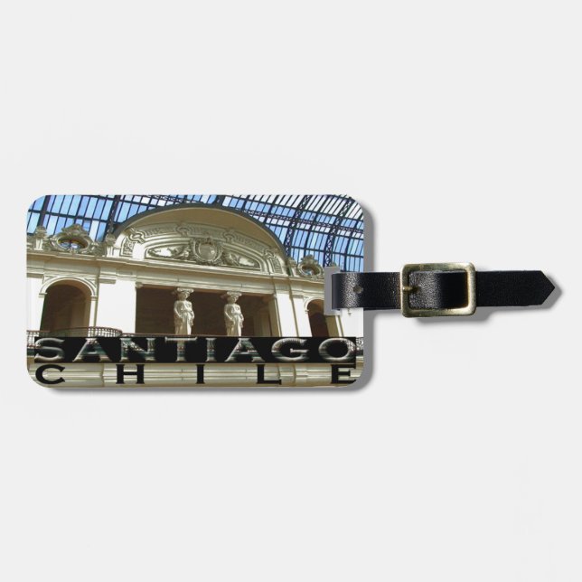 Santiago Luggage Tag (Front Horizontal)