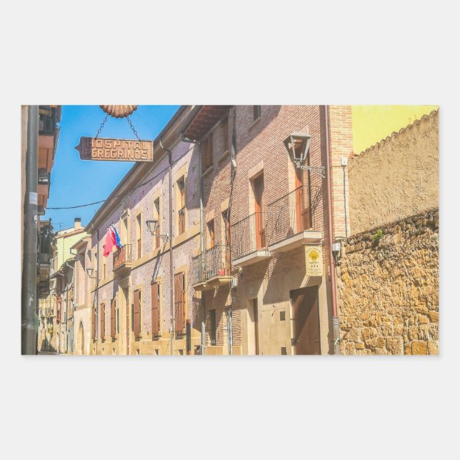 Santiago path cityscape sticker (Front)