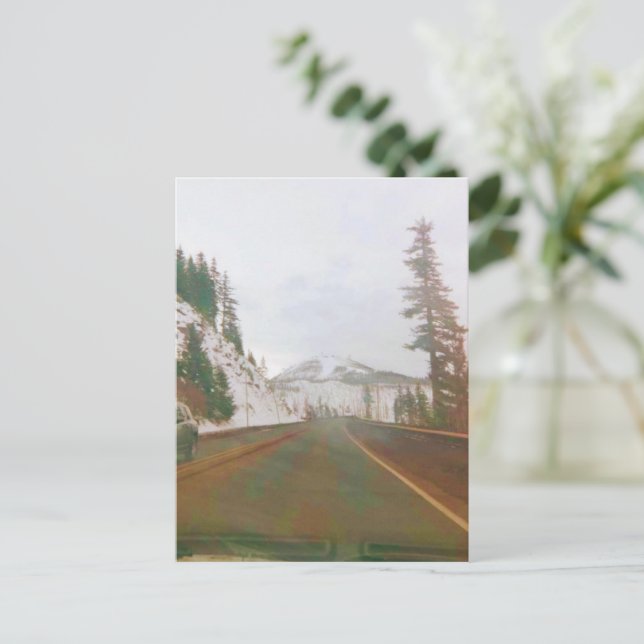 Santiam Pass. Central Oregon, USA Postcard (Standing Front)