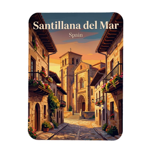 Santillana del Mar Spain Magnet (Vertical)