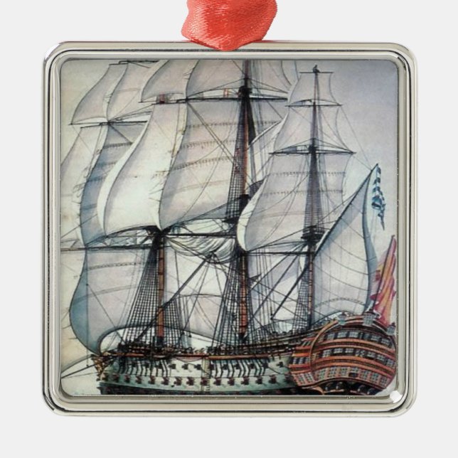 Santissima Trinidad Metal Ornament (Front)