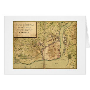 Santo Domingo Dominican Map 1805