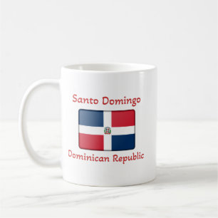 Santo Domingo Dominican Republic Flag  Coffee Mug