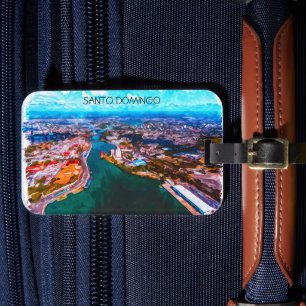 Santo Domingo Dominican Republic Panorama View Luggage Tag
