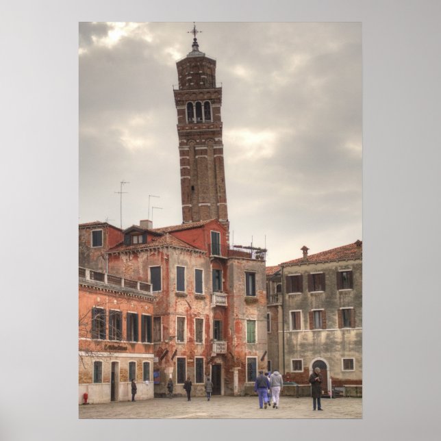 Santo Stefano In Venice Italy Poster (Front)